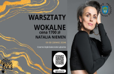 Czytaj więcej: Ogólnopolskie warsztaty wokalne z Natalią Niemen 